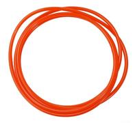Honseadek Cinghia di ricambio per allenamento a rulli per bicicletta, 5 mm di larghezza, 185 cm di perimetro per materiale (rosso)