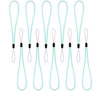 Honseadek Cinghia di sicurezza elastica elastica, per computer da bicicletta, GPS, supporto per fotocamera anti-smarrimento, set con cordino (blu)
