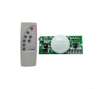 Honseadek Circuito di controllo remoto solare 3.2V 3.7V per modulo controller luce stradale, induzione corpo umano, luminosità regolabile, telecomando wireless, interruttore elettrico