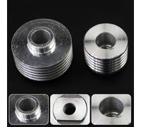 Honseadek Confezione da 2 pulegge a testa per pialla elettrica 90, accessorio per utensili, tonalità argento, 31,5 x 20,4 mm e 23 x 18 mm, compatibile con utensili per pialla elettrica