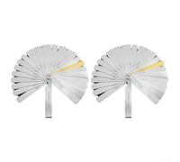 Honseadek Confezione da 2 spessimetri a 32 lame, doppia marcatura metrica e in acciaio inox, strumento di misurazione delle lacune 0,04-0,88 mm per tappet, scintille e fessure dei cuscinetti