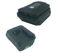 Honseadek Convertitore adattatore batteria USB-C con luce LED per strumento A3/2106 18V - Nero, uscita 5V 2A, ricarica di tipo C per dispositivi mobili