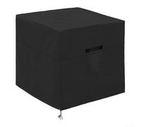 Honseadek Copertura centrale per condizionatore d'aria per unità esterne, impermeabile, resistente, tessuto Oxford 420D, copertura di protezione AC con orlo elastico e design di sfiato (81 x 81 x 91