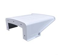 Honseadek Copertura impermeabile per telecamere da soffitto in plastica impermeabile per telecamere a soffitto per una facile installazione, protezione per fotocamera, colore bianco pioggia (1 pezzo)