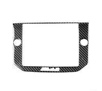 Honseadek Copertura per pannello di navigazione GPS in fibra di carbonio per Maserati per Ghibli 2014 - 2015 nero Trim con rivestimento epossidico antigraffio interno per cruscotto adesivo Decor