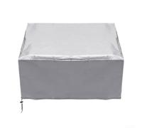 Honseadek Copertura protettiva antipolvere in tessuto Oxford impermeabile, antistatica, per modelli a getto d'inchiostro, colore argento, per stampanti a casa e ufficio (45 x 45 x 30 cm)