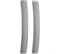 Honseadek Coppia di protezioni per maniglie della cucina, in poliuretano, semplici, per frigorifero, forno, lavastoviglie, porta, antiscivolo, lavabile, decorazione, 2 frigoriferi (grigio scuro)