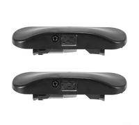 Honseadek Coppia di ugelli per tergicristalli spray 4g0955987a 4g0955988a compatibile con modelli A6 C7 dal 2012 al 2018 - Sostituzione diretta in plastica nera