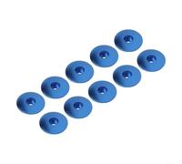 Honseadek Coprimozzo in lega di alluminio per forcella anteriore da 28,6 mm, per forcella anteriore da 28,6 mm, per riparazione e manutenzione del ciclismo, set da 10 pezzi (blu)