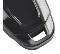 Honseadek Cover per chiave elettronica Elantra Palisade Venue Accent Kona Santa Fe Veloster i30, nero trasparente con grido