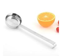 Honseadek Cucchiaio da salsa a fondo piatto per pizza e salse di pomodoro, misura in once, design uniforme per spalmare la salsa, adatto per cucine domestiche e pizzerie