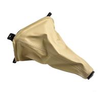 Honseadek Cuffia per pomello del cambio in pelle PU per Sportage 2007-2012, copertura antipolvere a trasmissione manuale, compatibile con cambio a 5 marce (beige)
