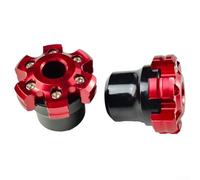 Honseadek Cursore per telaio in lega di alluminio, protezione forcella anteriore per moto, kit di protezione contro gli urti della bici, protezione per telaio della ruota anteriore, compatibile con