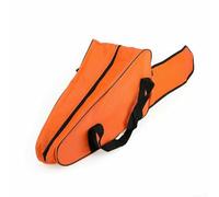 Honseadek Custodia protettiva portatile per motosega, in tessuto Oxford, impermeabile, per motosega da 12/14/16 pollici, con cinghie regolabili e manico, arancione