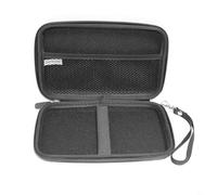 Honseadek Custodia rigida per il trasporto GPS, custodia protettiva per dispositivi satellitari da 5, 6, 7 pollici, con scomparto a rete, borsa da viaggio portatile compatibile con TomTom