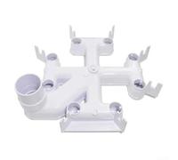Honseadek DEX2400C Filtro collettore adatto per Hayward per filtri Pro-Grid o Micro-Clear DE inclusi O-Ring per prestazioni di filtraggio dell'acqua della piscina migliorate (bianco)