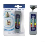 Honseadek Digital per il tester della batteria, esposizione LCD tricolore per aa | Digitale per tester batteria, display LCD tricolore per batterie AA AAA, strumenti portatili di controllo della capacità