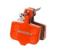 Honseadek - Dissipazione per condizioni meteorologiche per Wet Gold Pads Performance bici elettriche colore per tutte le Top 2 paia di freni a disco in metallo calore completo (metallo rosso)