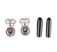 Honseadek Estremità per corda per saltare con viti e dadi, accessori di ricambio per cuscinetti per corde per saltare, vestibilità regolabile, costruzione (confezione da 2)