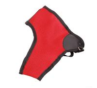 Honseadek Fascia di supporto toracica per uomini e donne, regolabile, elastica, protezione per le spalle, con fibbia a sgancio rapido, rete traspirante per fitness (rosso)