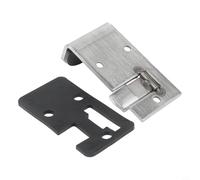 Honseadek Fermaporta resistente in acciaio inossidabile e morsetto antivento, fermaporta commerciale a doppio uso, installazione regolabile a sinistra e destra per (L-5 cm)