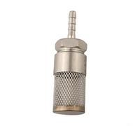 Honseadek Filtro dell'acqua in acciaio inox 304, con apertura da 1,5 mm, per pompa e carburante, irrigazione acquario, dimensioni 6-18 mm (6 mm)