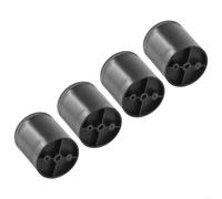 Honseadek Gambe regolabili per mobili, confezione da 4, piedini di ricambio in ABS con design rotondo, per divano, tavolo, sedia, supporto TV e armadio, forte cuscinetto di carico (51,5 mm)