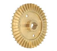 Honseadek Girante d'acqua in ottone per pompe autoadescanti, design in rame su entrambi i lati, per parti di ricambio per acque reflue e idrauliche residenziali, uso industriale (OD76 mm ID12 mm)
