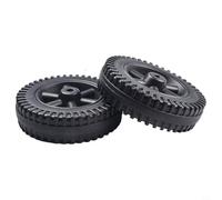 Honseadek Griglie da mezza dozzina di pollici, altre parti di ricambio per ruote Charbroil Gas BBQ Plus di marche di parti pesanti in plastica soffiata ruote con design resistente al calore (nero)