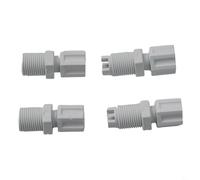 Honseadek Gruppo valvola di ritegno CL220 per cloratori Hayward CL200 e CL220, adattatore di ingresso con dadi di compressione, parte di ricambio per alimentatore piscina