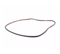 Honseadek Guarnizione per porta anteriore per E60 E61 51217033787, gomma grigia per finestra in feltro striscia di ricambio per guarnizione del telaio della porta esterna dell'auto