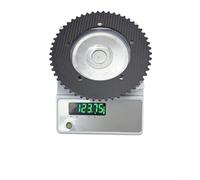 Honseadek Ingranaggio fisso per corona in fibra di carbonio per bici da pista con sistema di montaggio BCD144 e opzioni denti 49T-64T, volano leggero a velocità singola (53T sku)