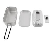 Honseadek Insieme di alluminio di combinazione 2in1 del bollitore e della scatola di pranzo per cucinare all'aperto