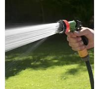 Honseadek Irrigatore da giardino a rete regolabile per casa e orti, ugello spray morbido in acciaio inossidabile con opzioni di rete 400-1500 | irrigazione grandangolare (1000 maglie)