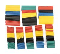 Honseadek Kit di guaine isolanti per cavi, 720 pezzi, assortimento di tubi termorestringenti in poliolefina 2:1, rapporto di restringimento multi dimensione, guaina per cavi elettrici, 8 misure e 5