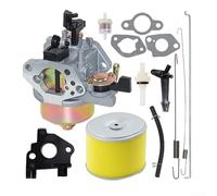 Honseadek Kit di montaggio carburatore per motori piccoli Honda GX240, compatibile con pompa WT30X, include filtro aria e guarnizione isolante set di riparazione