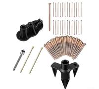 Honseadek Kit di riparazione per pavimenti con strumenti e viti per pavimenti in legno, vinile, legno duro, linoleum e moquette