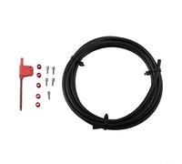 Honseadek Kit tubo freno a disco idraulico per SRAM e STEALTH-A-MAJIG, tubo olio in gomma e metallo da 3000 mm con raccordi a oliva, include tubo, inserti, Ol