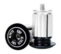 Honseadek Manubrio della bicicletta in lega di alluminio, terminali di bloccaggio per bici da strada e mountain bike, stelo di espansione da 18 mm con design leggero ad alta resistenza (nero)