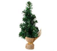Honseadek Mini alberi di Natale vivaci adatti per ogni occasione a casa o sul posto di lavoro, con struttura robusta combinata con affascinanti caratteristiche estetiche rustiche (30 cm)