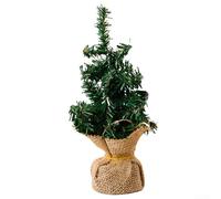 Honseadek Mini alberi di Natale vivaci adatti per ogni occasione a casa o sul posto di lavoro, con struttura robusta combinata con affascinanti caratteristiche estetiche rustiche (20 cm)