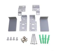 Honseadek Mobile da parete con staffa a L in acciaio inox, copertura scorrevole, cinque fori di montaggio e viti autofilettanti per una forte presa su superfici in legno