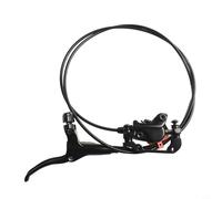 Honseadek Mountain For Bike Sistema di freno a disco idraulico con set di leve pre-riempite, design a doppio pistone e pinze in alluminio forgiato per rotori da 160 mm (L sku anteriore posteriore R)