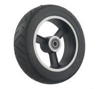 Honseadek Mozzo ruota ruota 6 pollici per scooter elettrico 145 x 40 mm, ruota in gomma piatta non pneumatica con cuscinetto da 8 mm, compatibile con