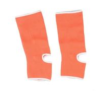 Honseadek Muay Thai - Cavigliere per uomini e donne, supporto per boxe, MMA, con materiale elastico in poliestere e spandex, 6 colori disponibili, taglia M/L (22-24 cm) (arancione M)