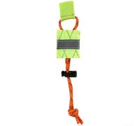 Honseadek Nastro riflettente per sellino da bicicletta, per attrezzatura di sicurezza notturna, cinghie ad alta visibilità per bicicletta con cinturino in nylon in poliestere verde arancione (verde)