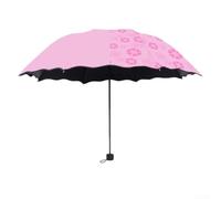 Honseadek Ombrello da donna che cambia colore, UPF50+ Blackout Sun