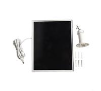 Honseadek Pannello solare da 10 W 5 V con cavo di ricarica USB IP66 impermeabile per telecamera di sicurezza ricarica batteria MonoDisplayline Silicon 21% Efficienza 4M cavo