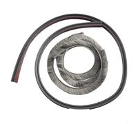 Honseadek Paraspifferi per porta, 100 cm, striscia di guarnizione insonorizzante in TPE a prova di insetti sotto la porta, per fessure, rumore, polvere, bianco, nero, marrone, grigio (grigio)