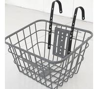 Honseadek Parte anteriore con hardware di montaggio in acciaio da 0 a 8 cm per bici scooter multiposizione elettrico e cestello regolabile in altezza per gancio (nero)